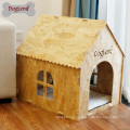 Foldable Outdoor Cat House 7MM OSB Nature Wooden Large Dog House